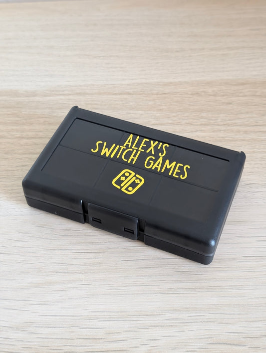 Personalised Game Storage Case | Nintendo Switch Game Case |