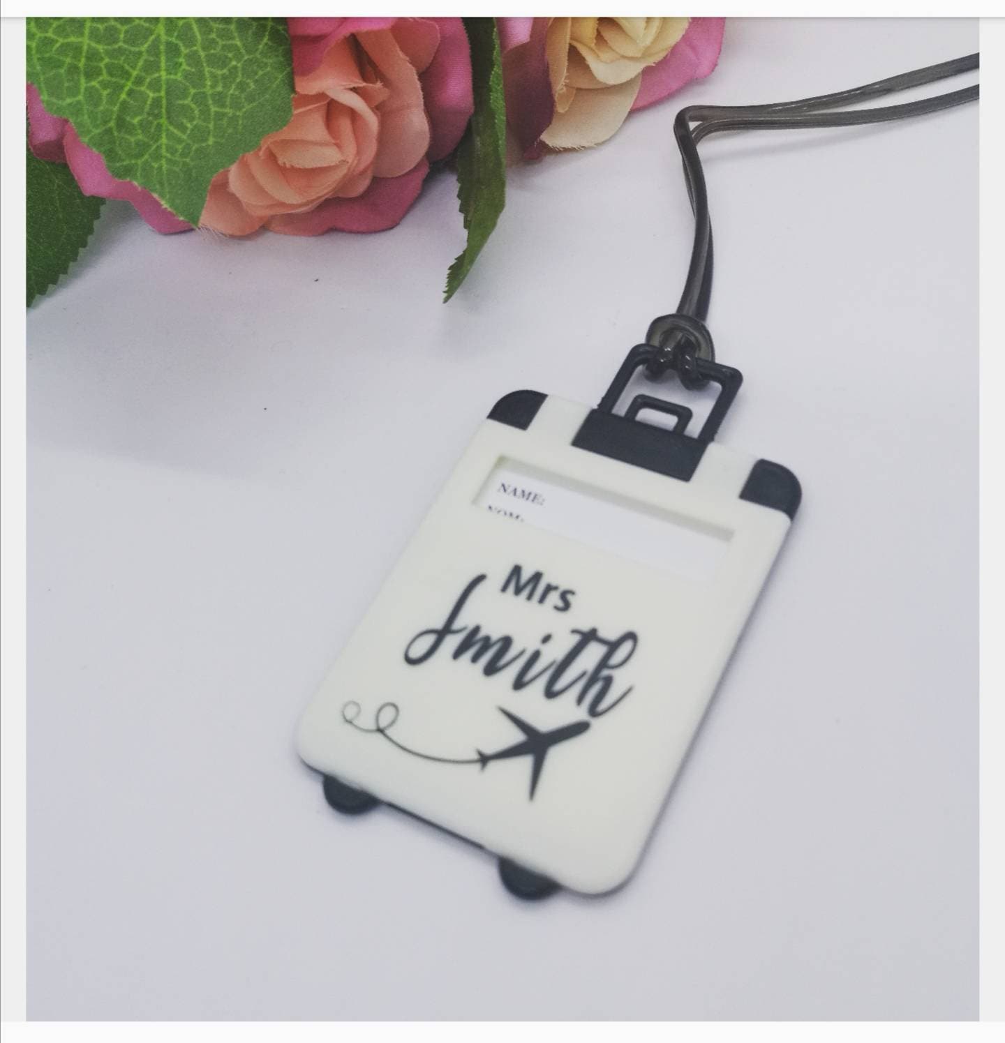 Personalised Suitcase Shaped Luggage Tags