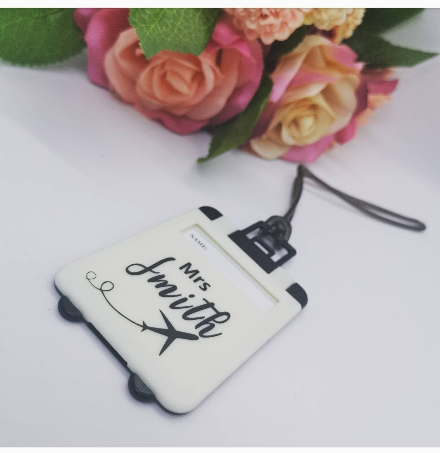 Personalised Suitcase Shaped Luggage Tags