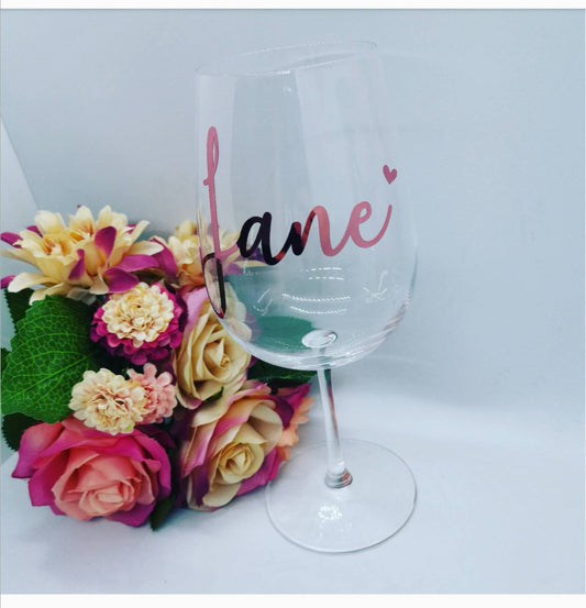 Large Personalised Wine Glass