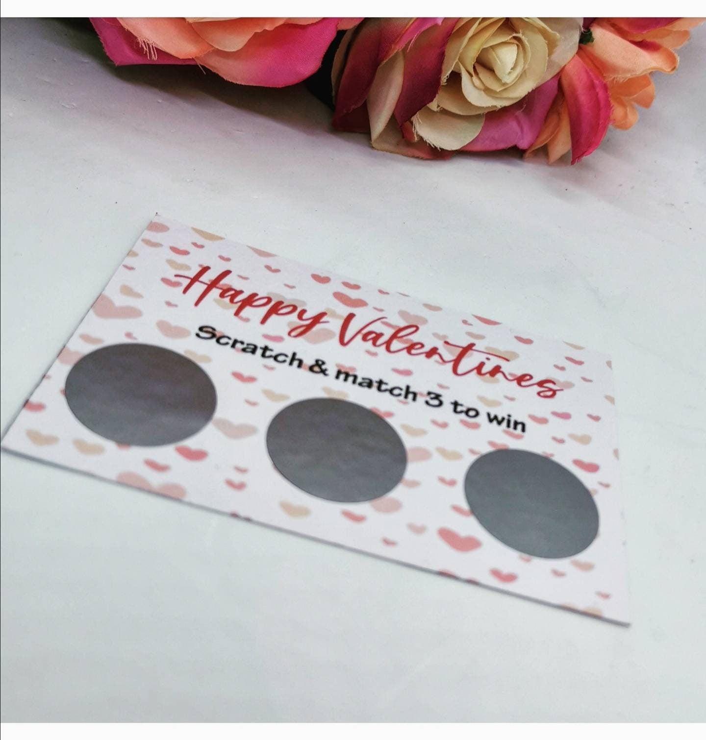 Valentines Day Scratch Card | Custom Surprise Scratch Off |