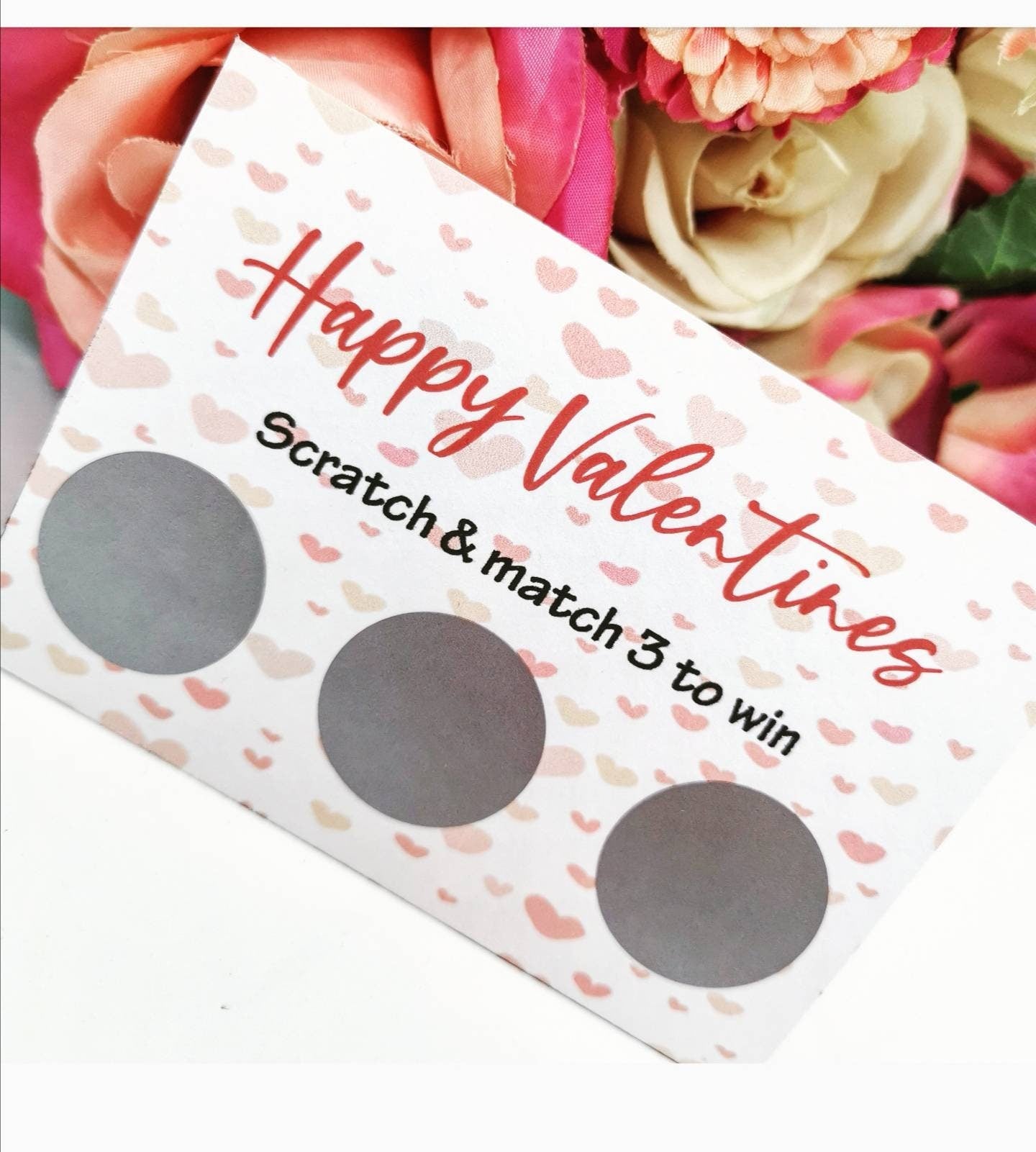 Valentines Day Scratch Card | Custom Surprise Scratch Off |