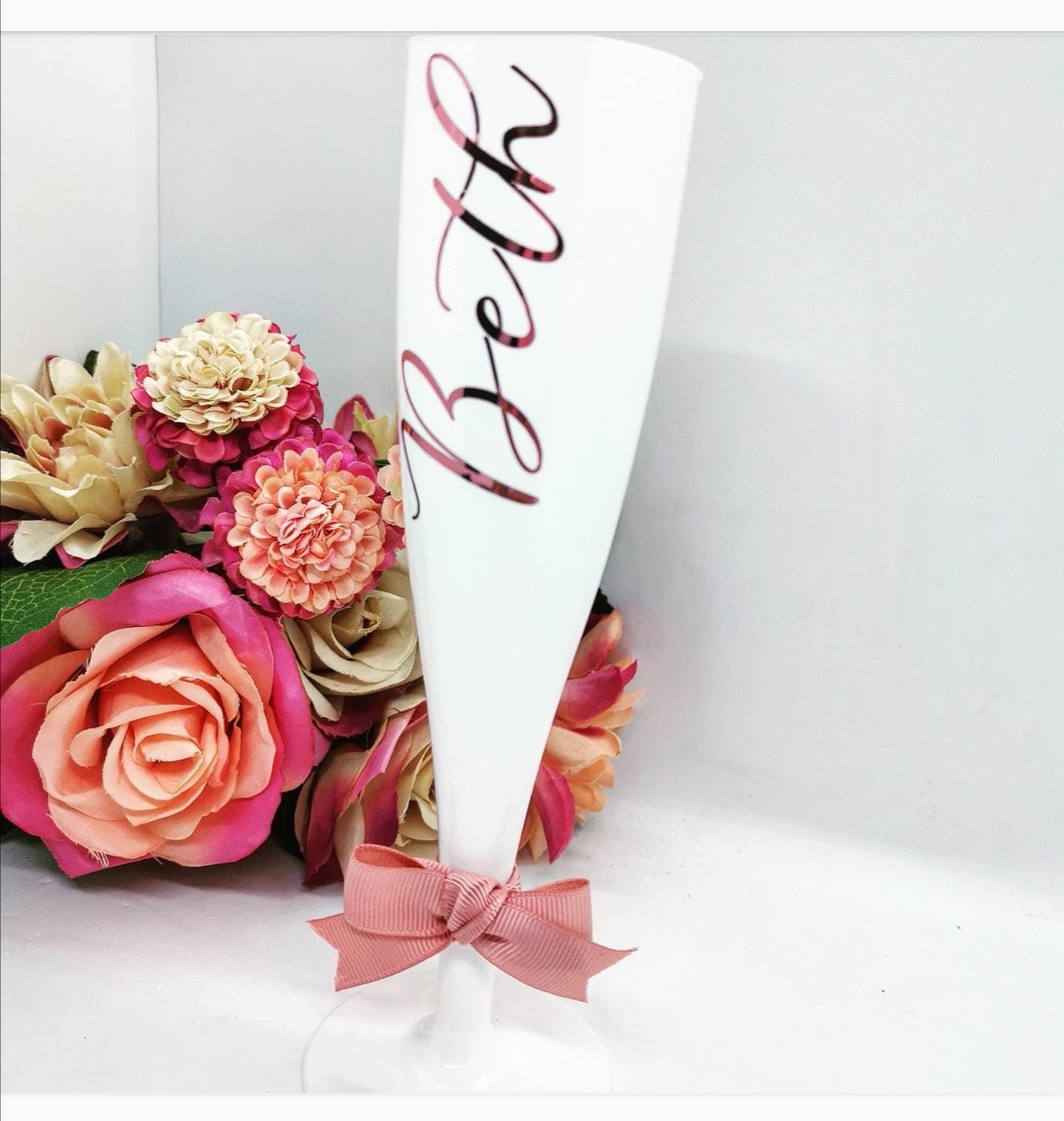 Personalised Champagne & Prosecco Biodegradable Flute