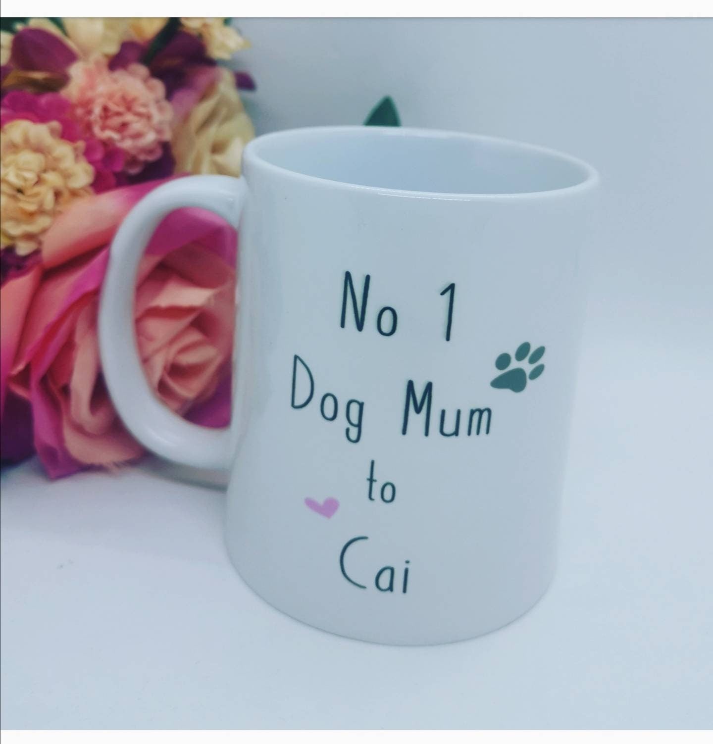 Custom Number 1 Pet Mum or Dad Ceramic Mug