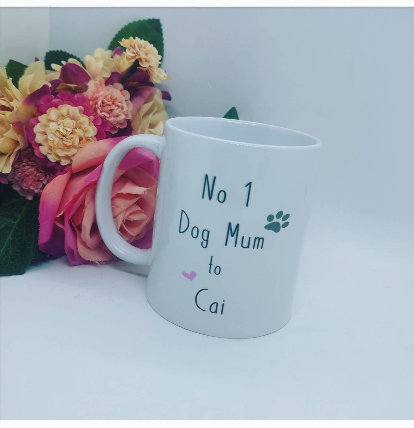 Custom Number 1 Pet Mum or Dad Ceramic Mug