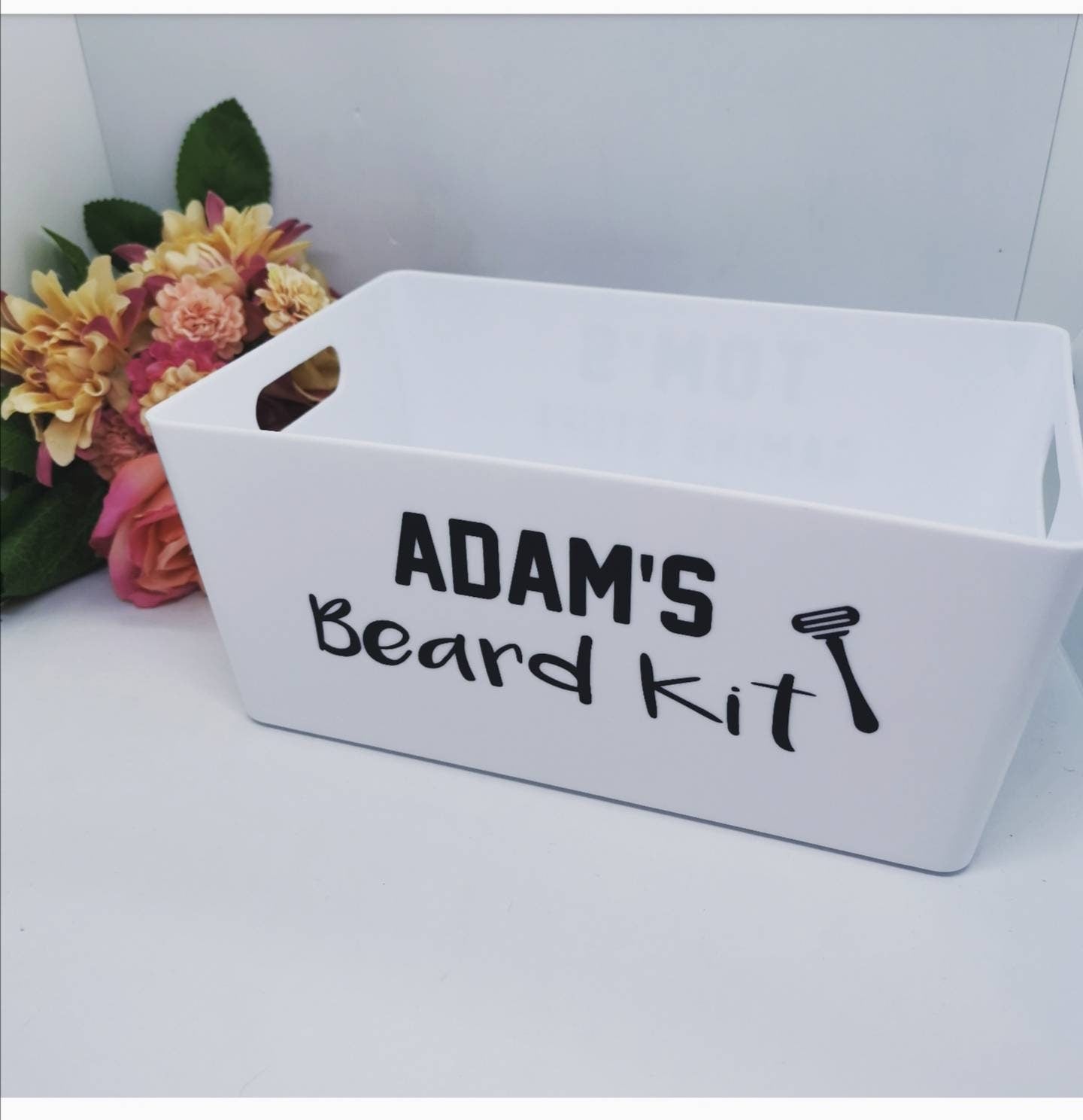 Personalised Grooming Storage Caddy