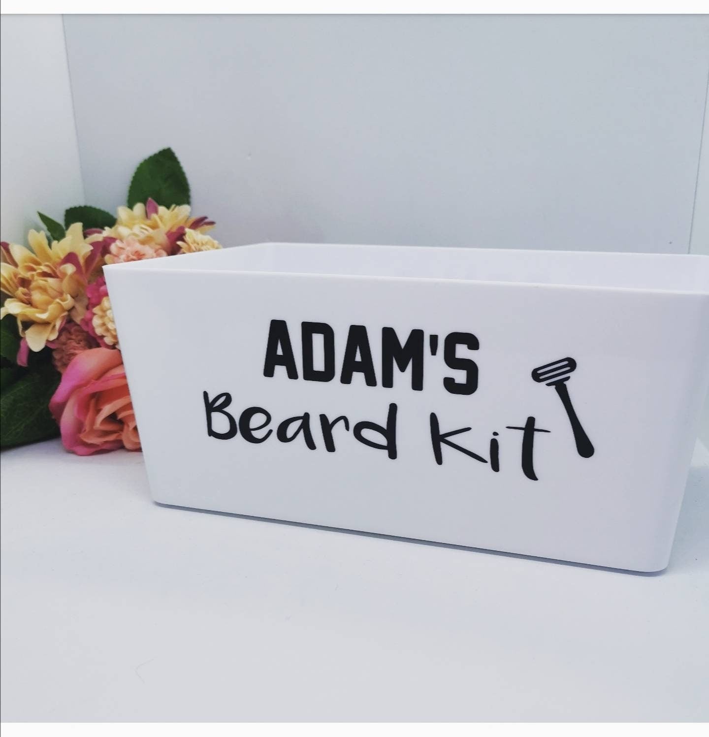 Personalised Grooming Storage Caddy