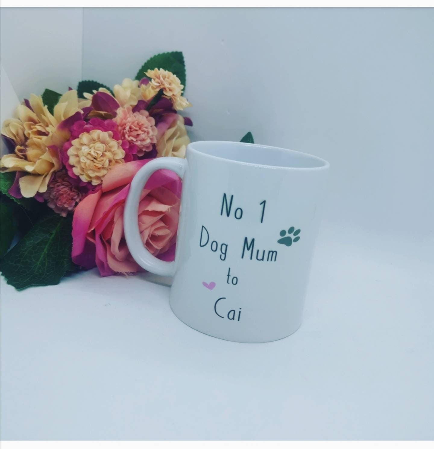 Custom Number 1 Pet Mum or Dad Ceramic Mug