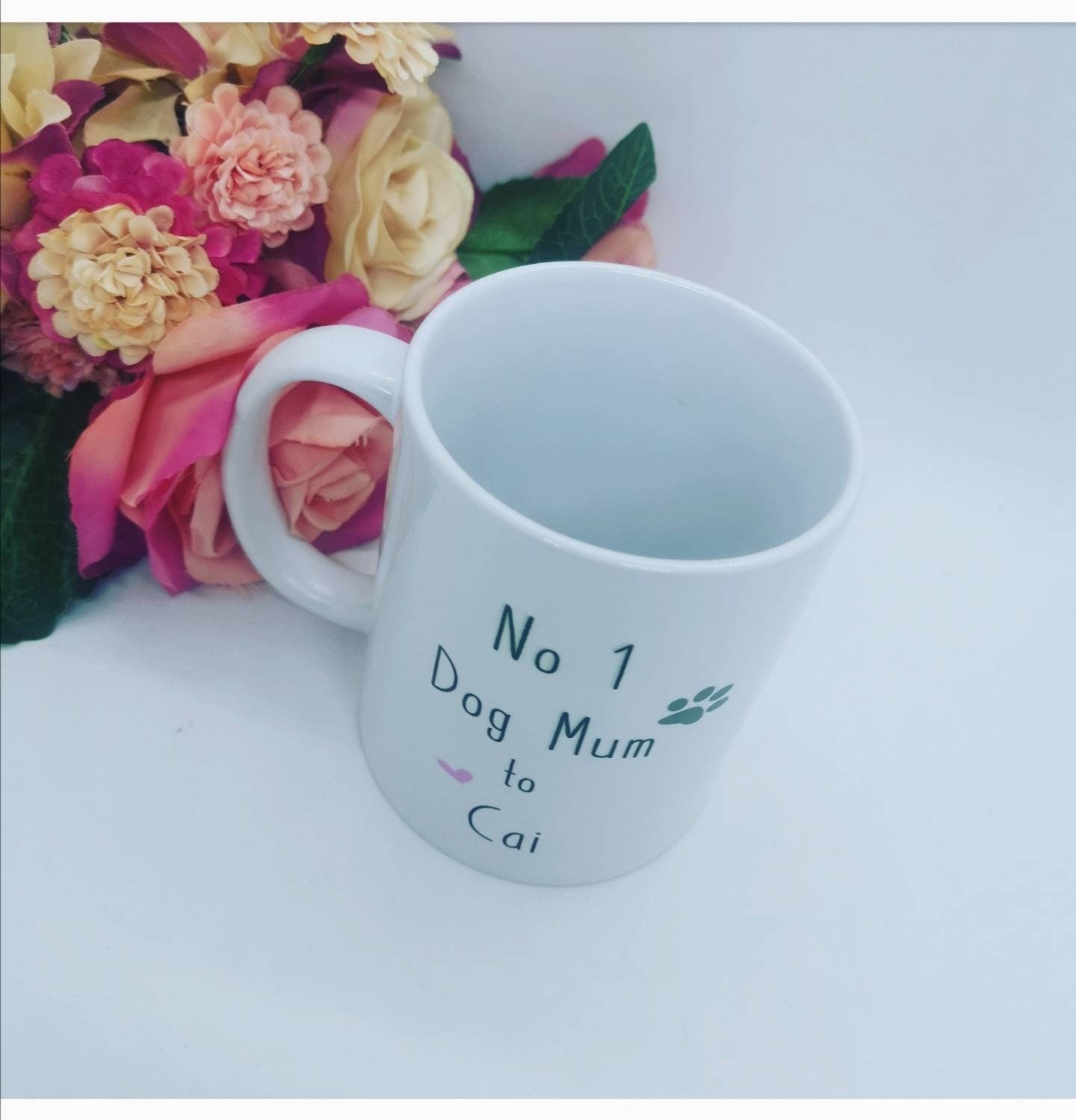 Custom Number 1 Pet Mum or Dad Ceramic Mug