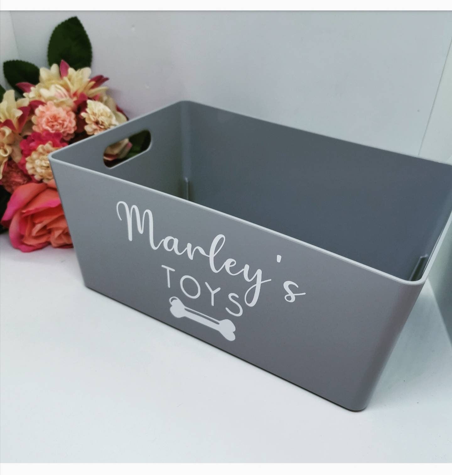 Personalised Dog Toy Storage Caddy