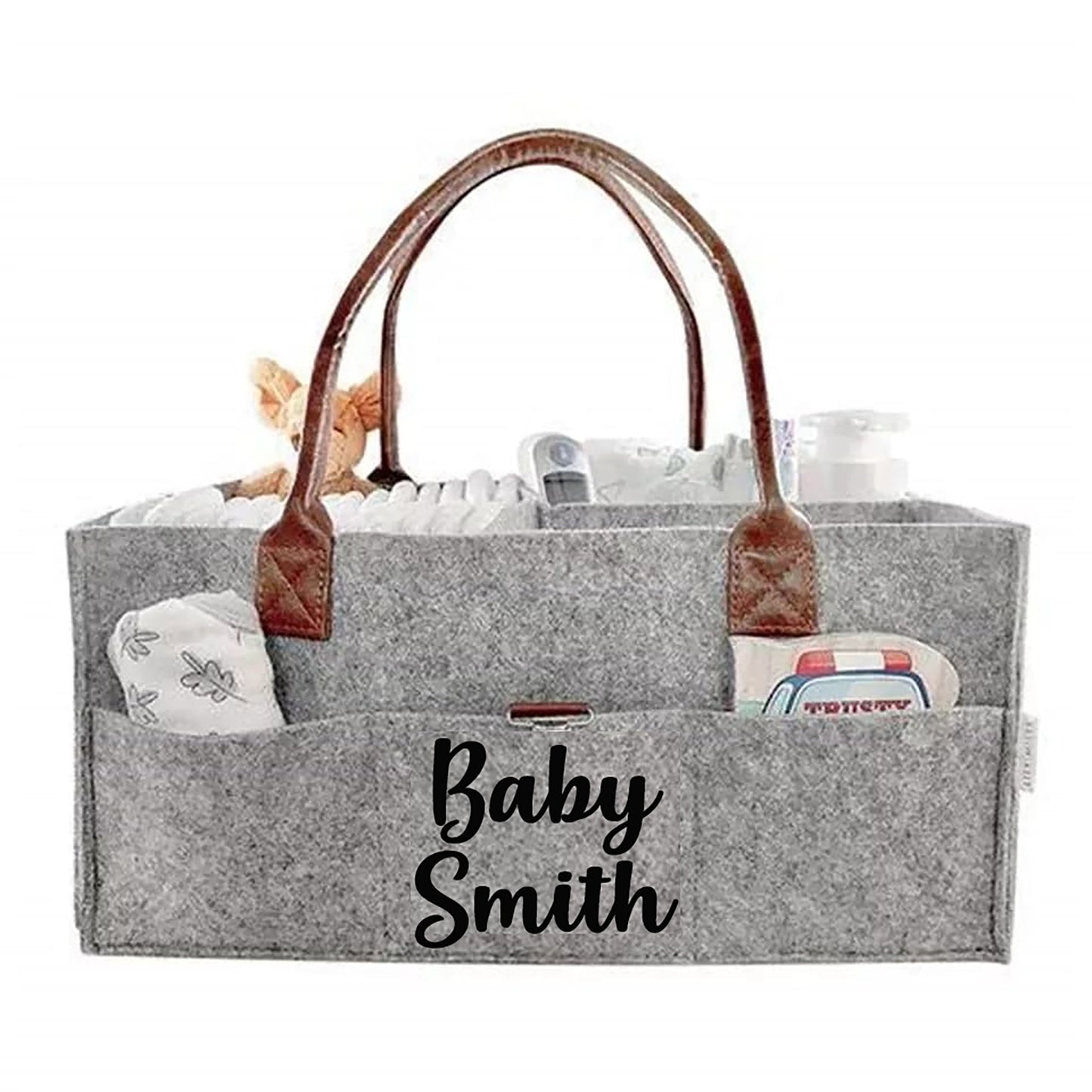 Personalised Felt Baby/Child Storage Caddy