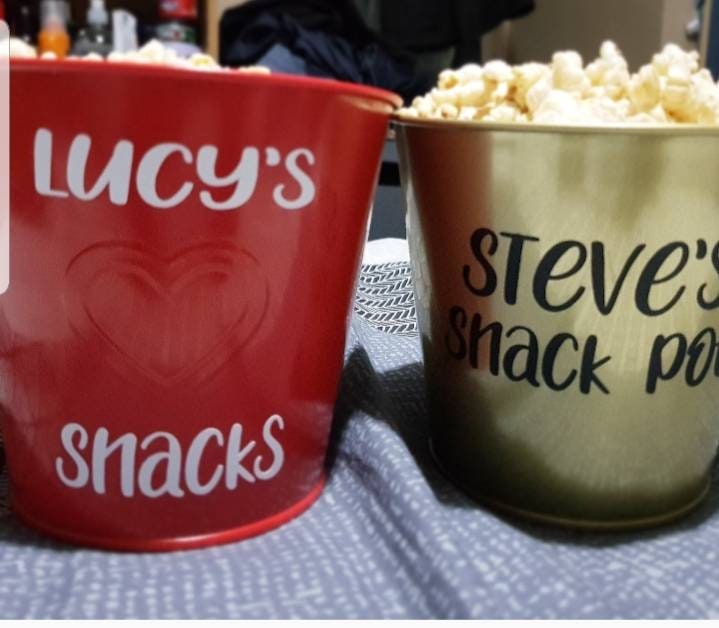 Personalised Snack Pot/Bucket