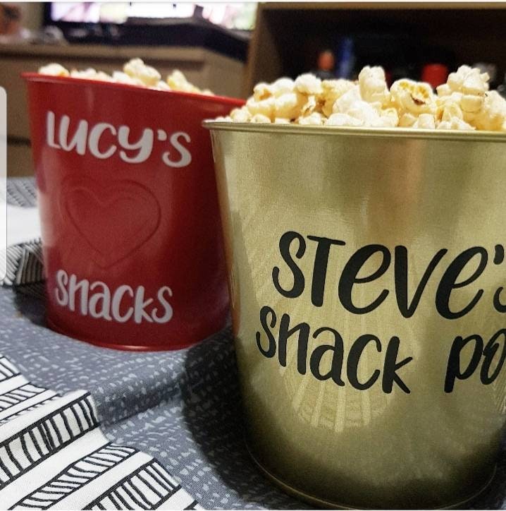 Personalised Snack Pot/Bucket