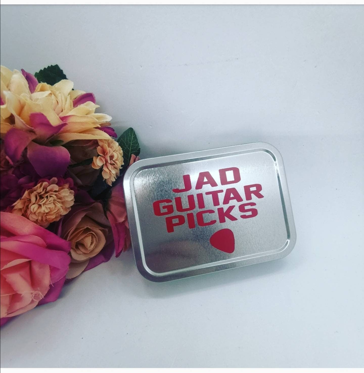 Personalised Guitar Pick Tin | Guitar Accessory Storage