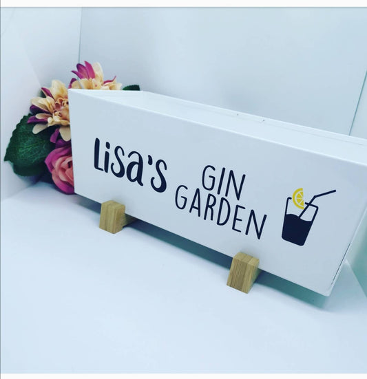 Personalised Herb Garden Box | Window Box | Indoor allotment |