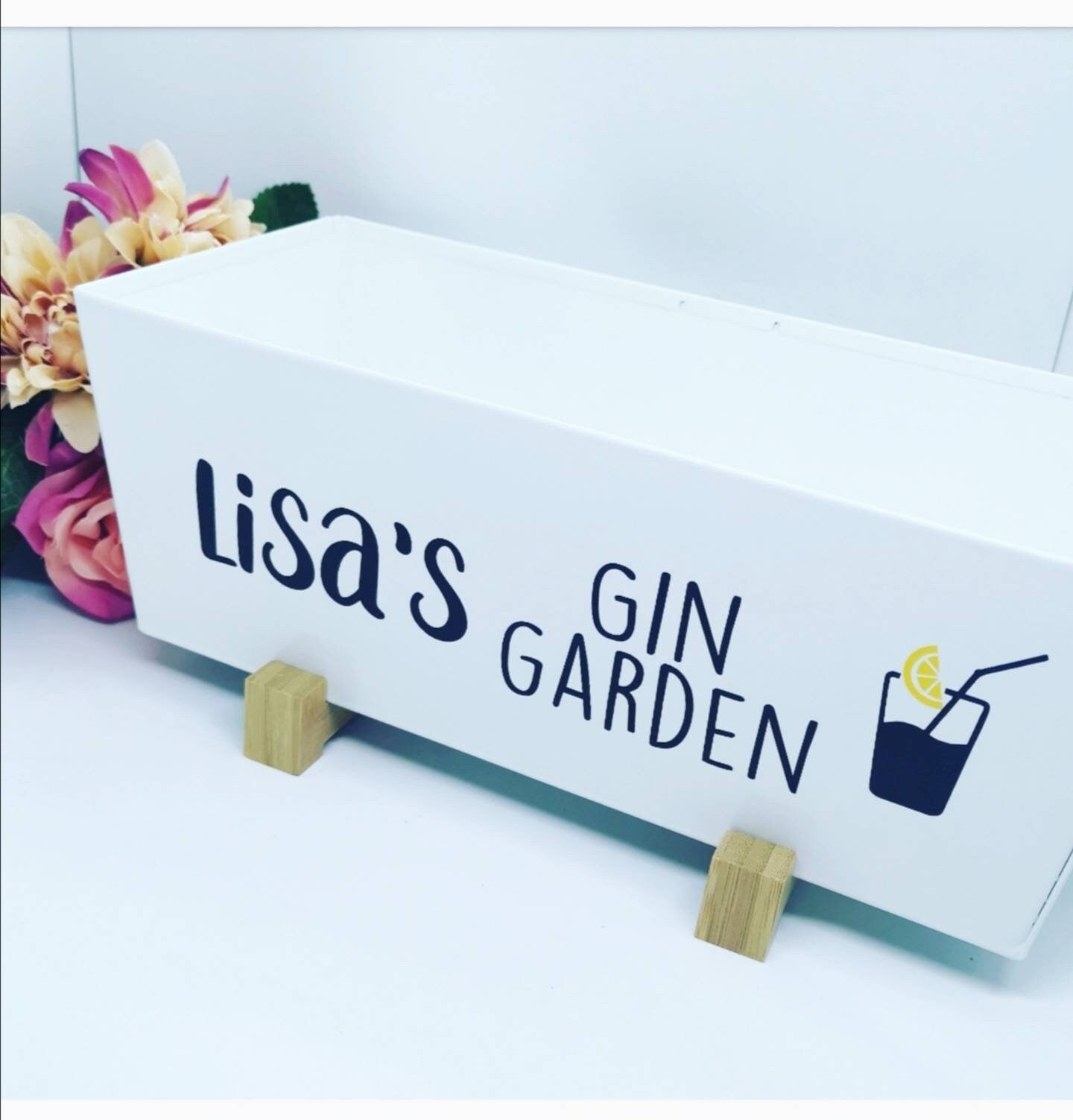 Personalised Herb Garden Box | Window Box | Indoor allotment |