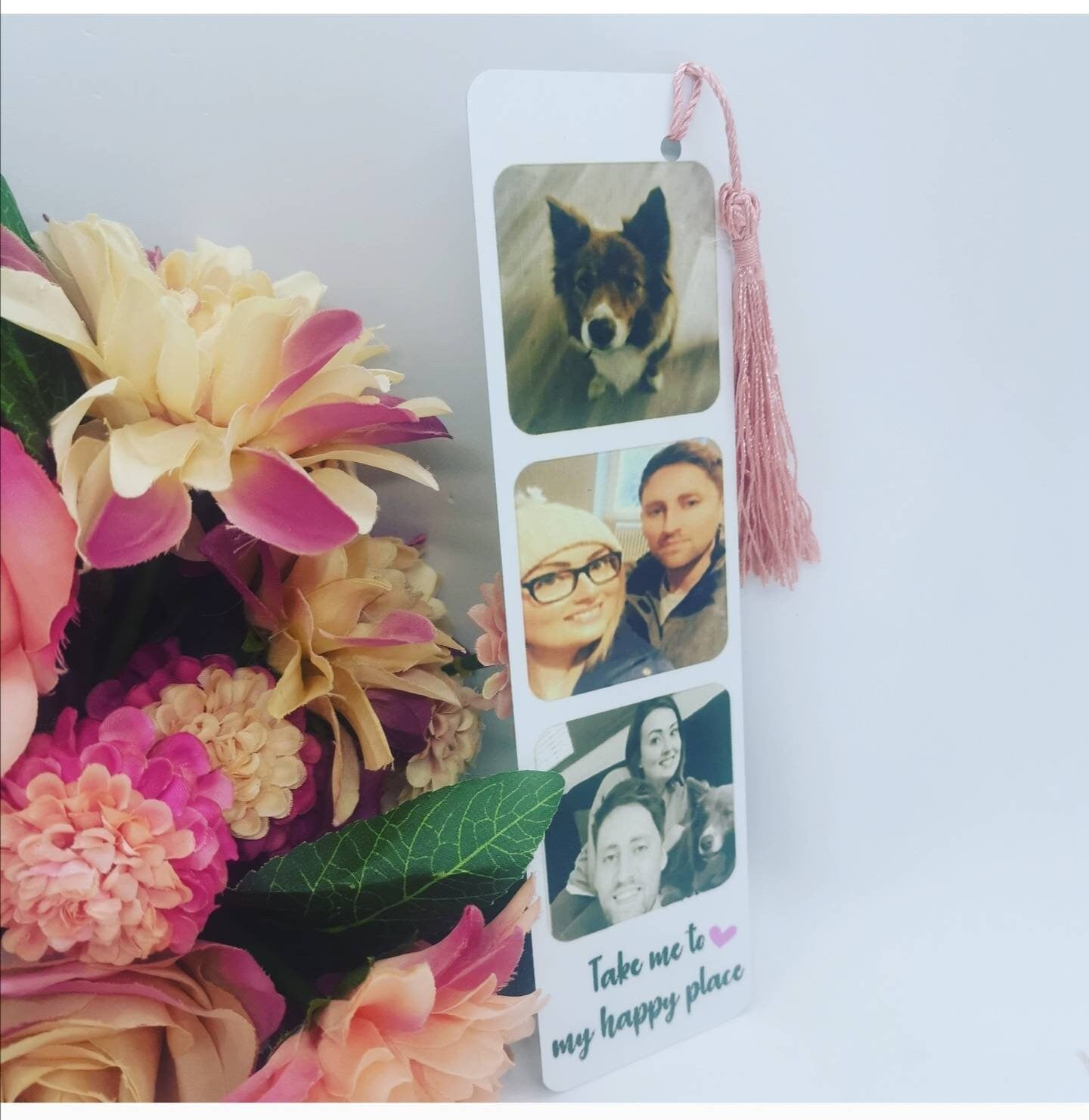 Personalised Photo Bookmark | Metal Page Holder |