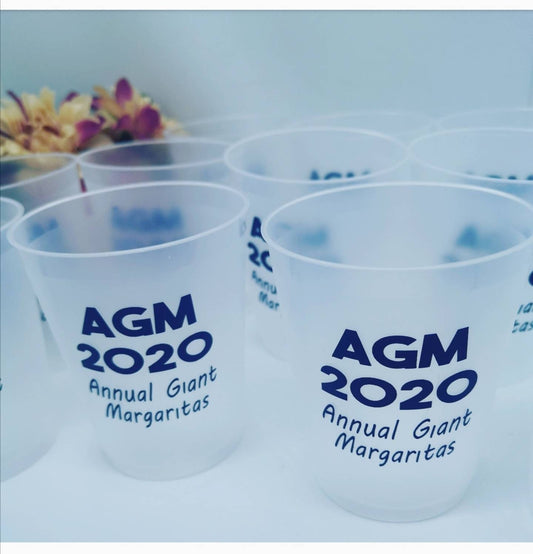 Personalised Frosted Plastic Stadium Cup | Celebration Cups