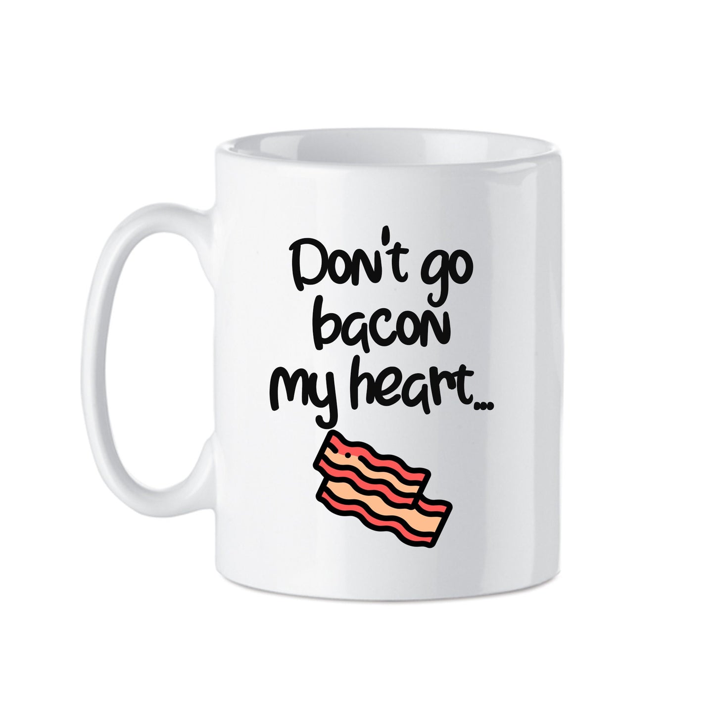 Novelty Couple Ceramic Mug Set | Don't Go Breaking My Heart