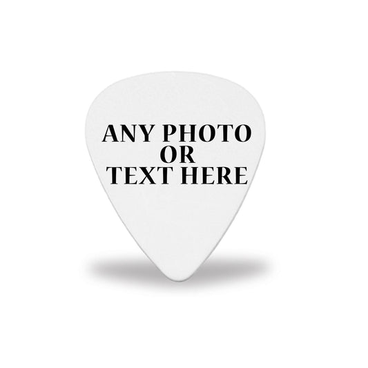 Personalised Plectrum | Guitar Picks | Photo OR Text |