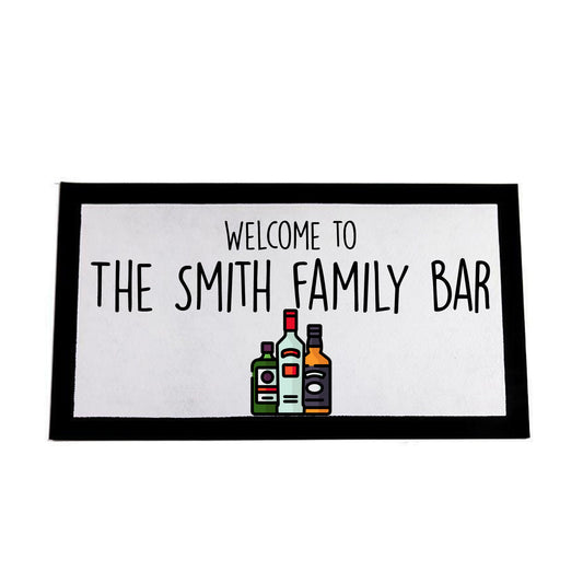 Personalised Bar Runner | Home Bar | Garden Pub |