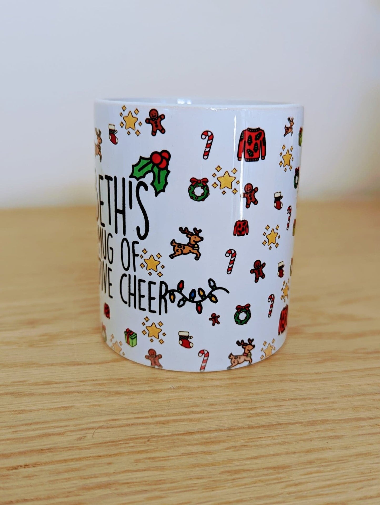 Personalised Festive Cheer Mug