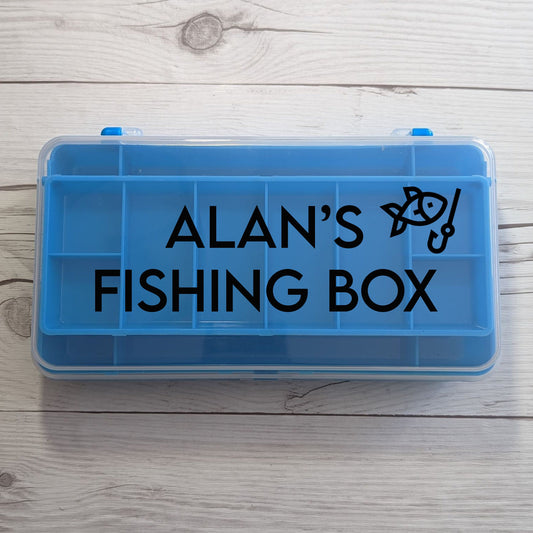 Personalised Fishing Box | Bait | Lure Box | Fishing Bits