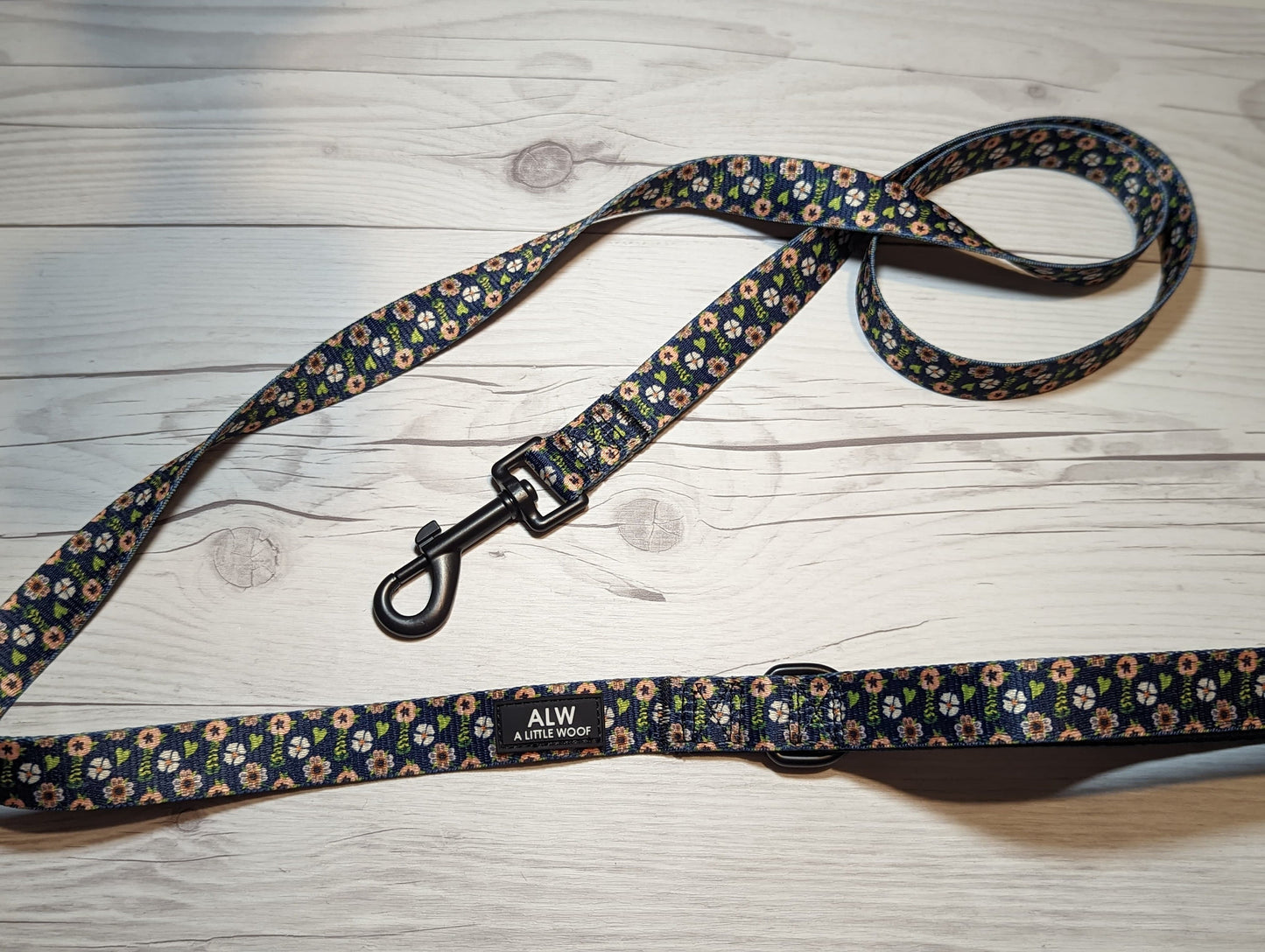 Blue Autumn Dog Harness Set | Dog Accessories | Adjustable | Sizes S and M |