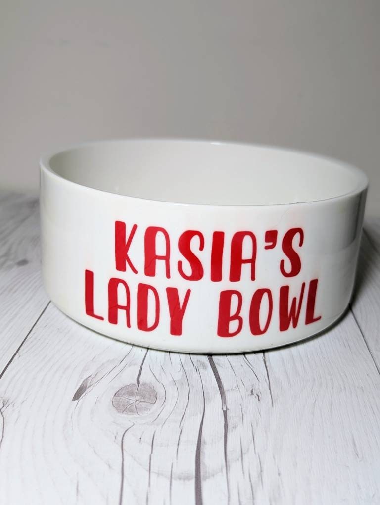 Personalised Man Bowl With Plastic Spade| Novelty Gifts |